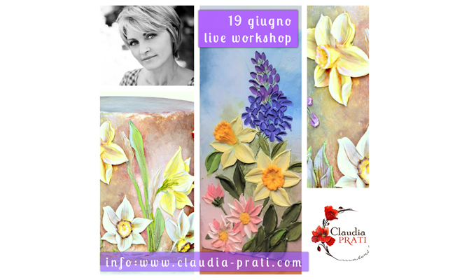 Live workshop Daffodils and Lilac – Friday june 19, 2020